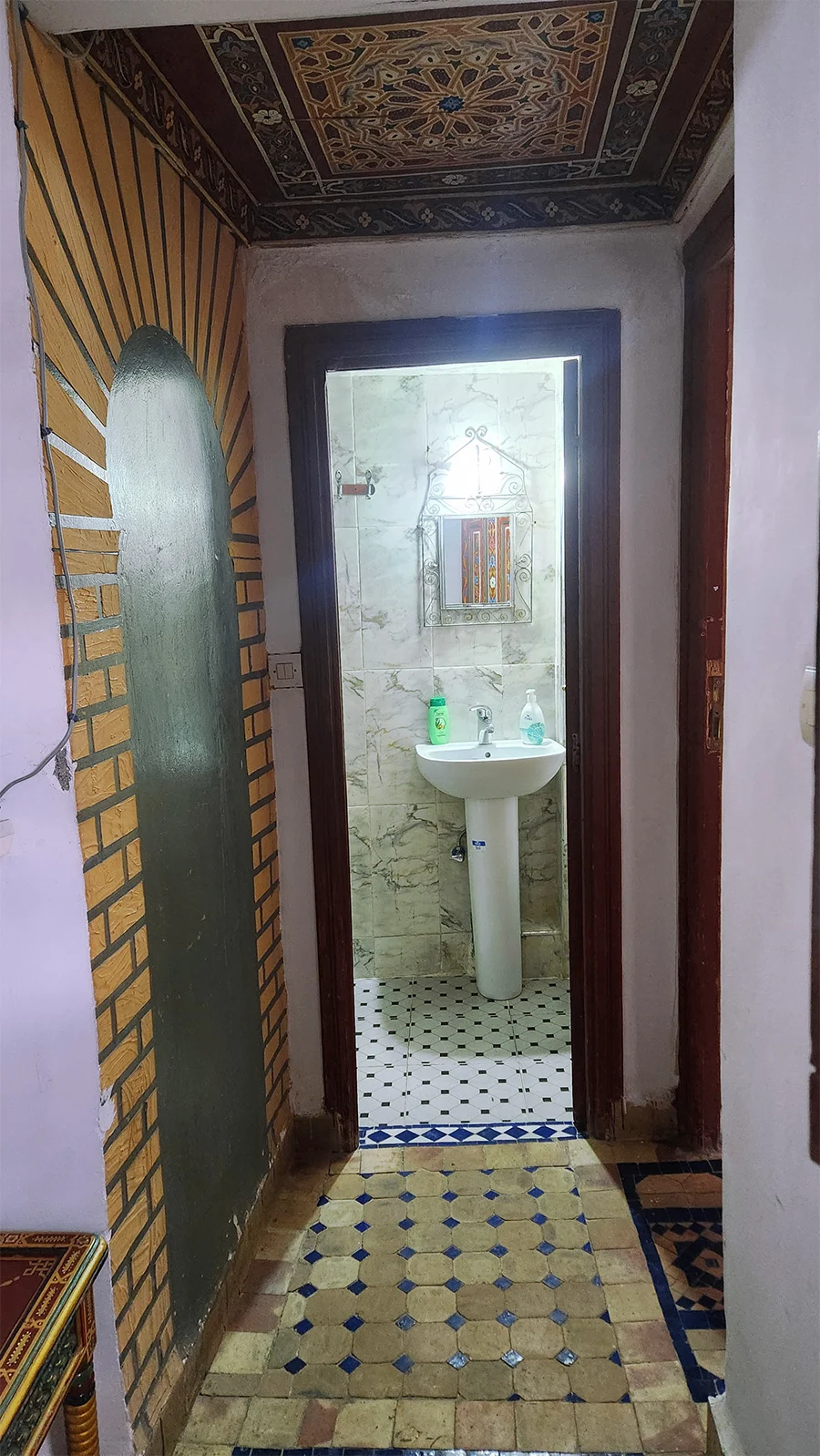 private bathroom of the shared family room